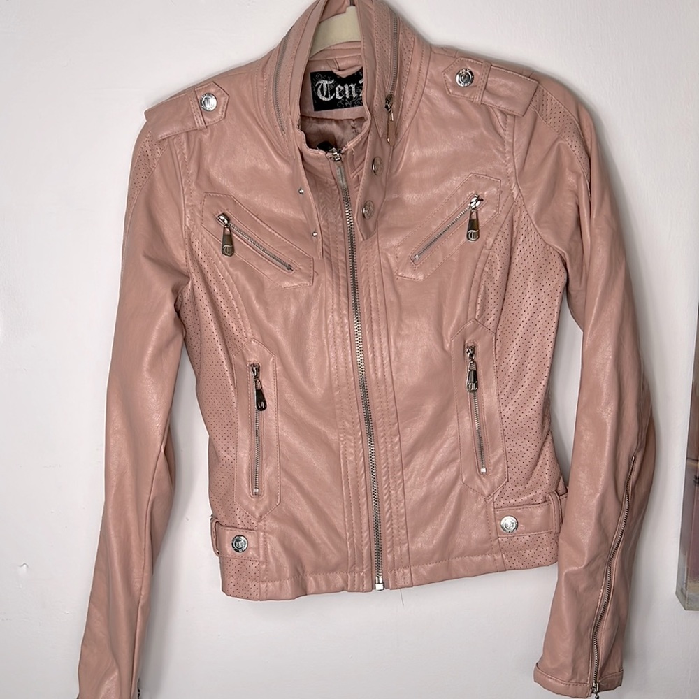 Jacket size S gently used pink